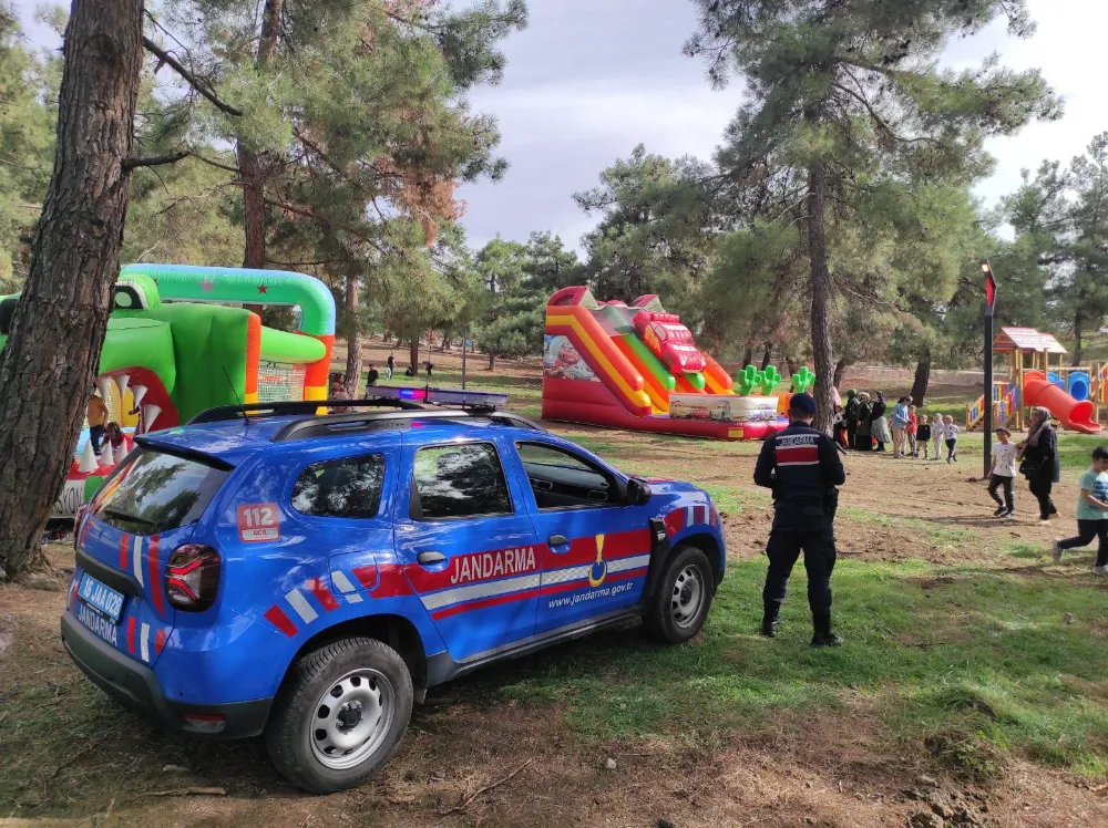 Jandarma kontrolünde piknik gerçekleştirildi