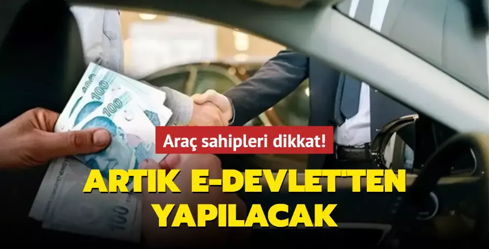 Taşıt Takas sistemi e-Devlet