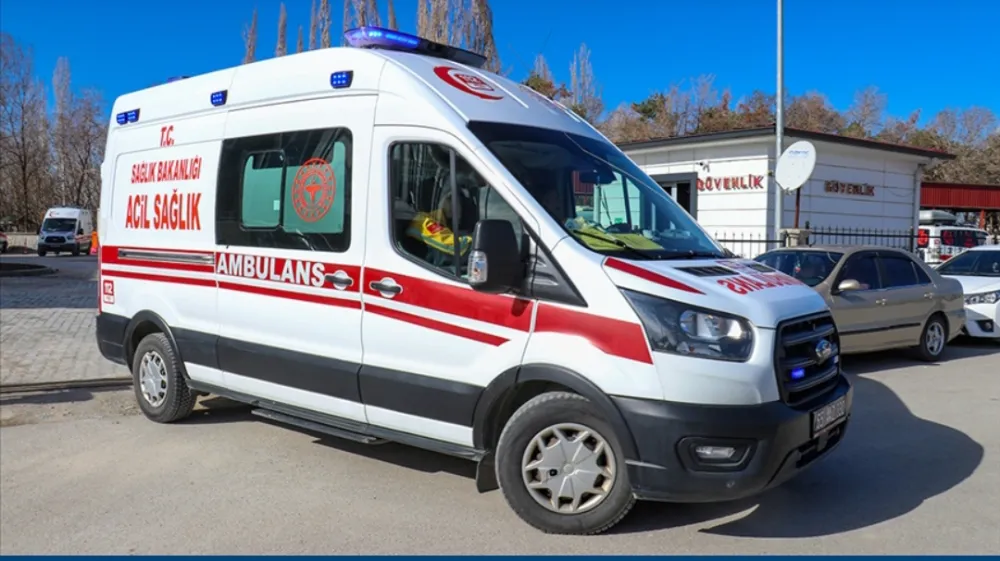 112 kara ambulansları bu yıl 5,5 milyondan fazla hasta ve yaralı taşıdı