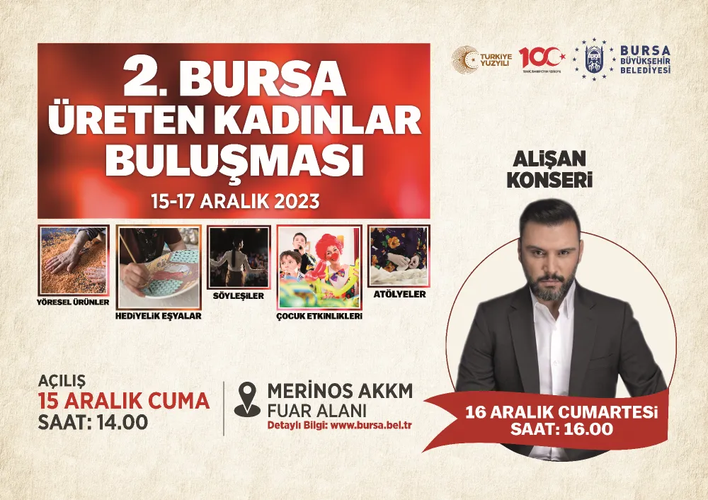 Bursa’nın üreten kadınları buluşuyor