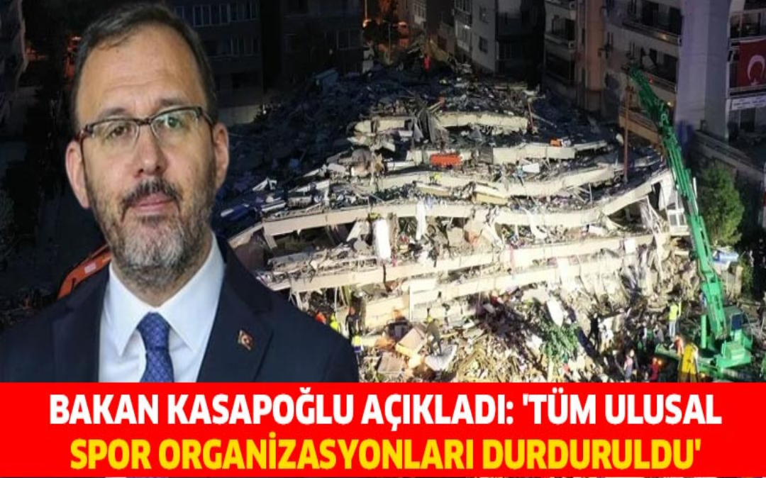 BAKAN KASAPOĞLU AÇIKLADI: 