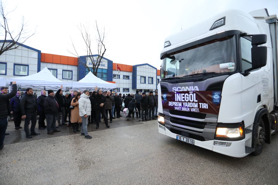 İnegöl’den Deprem Bölgelerine Yardım Eli