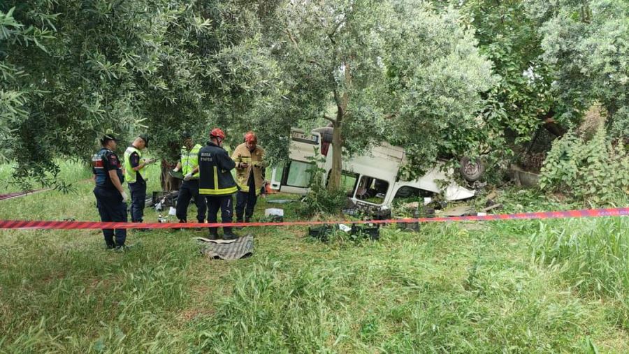 Çiftçi pazara erik satmaya giderken geçirdiği kazada hayatını kaybetti