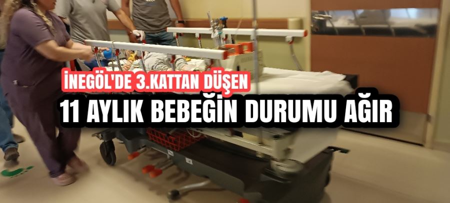 Merdiven boşluğuna  düşen Bebeğin durumu ağır 