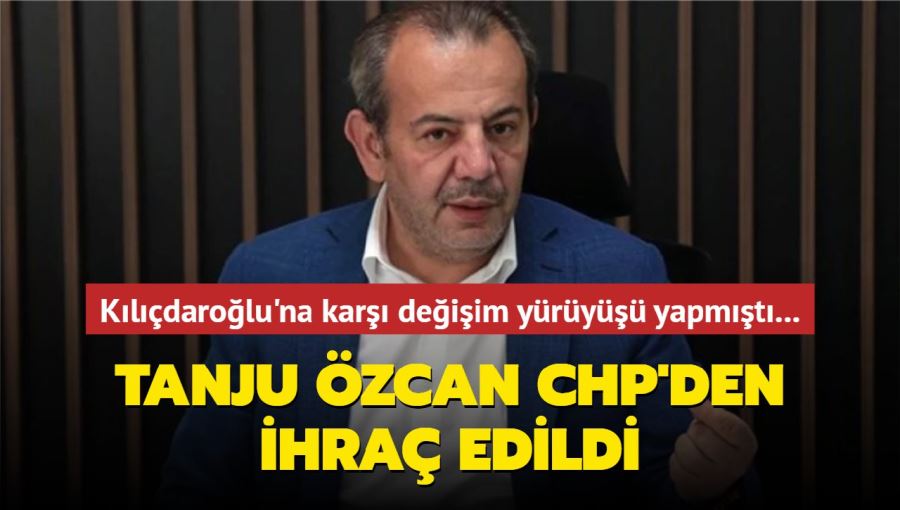 Bolu Belediye Başkanı Tanju Özcan CHP