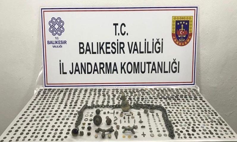 Balıkesir’de tarihi eser kaçakçılığı operasyonu