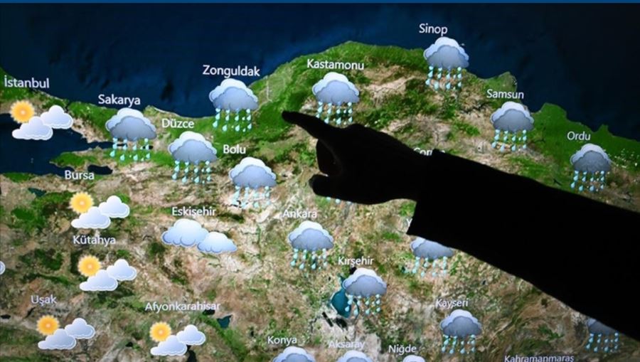 Yağışlı hava salı günü  etkisini kaybedecek, sıcaklık  yükselecek