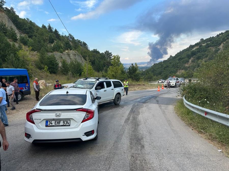 Kafa kafaya çarpıştılar 