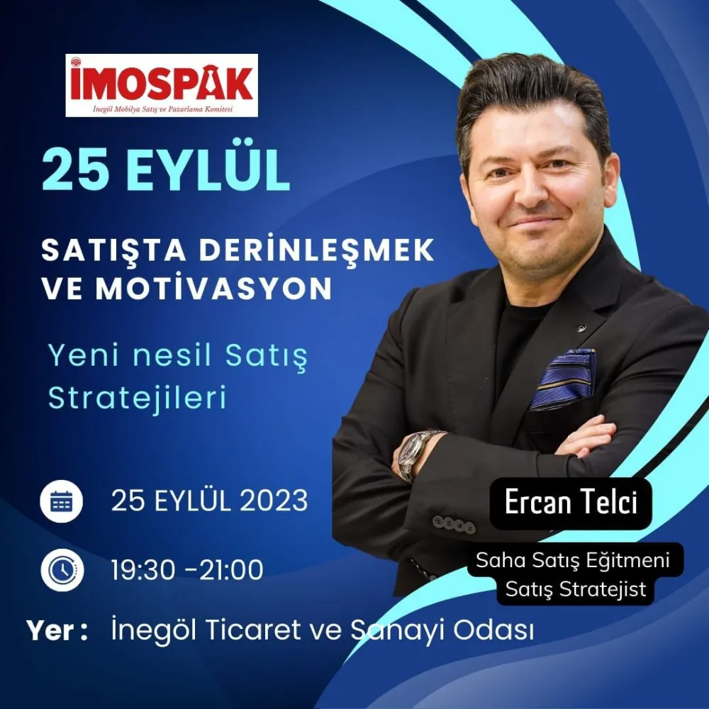 (İMOSPAK), yaklaşan MODEF EXPO Fuarı öncesi motivasyon seminerine davet ediyor