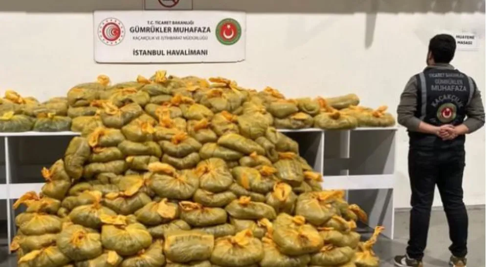 Havalimanı’nda 568 kilogram uyuşturucu ele geçirildi