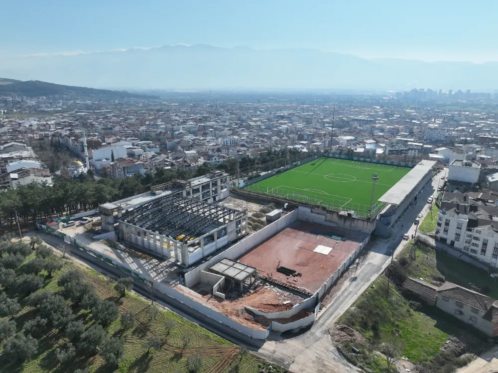 Demirtaş Spor Kompleksi’ndeki çalışmalar hızlandı