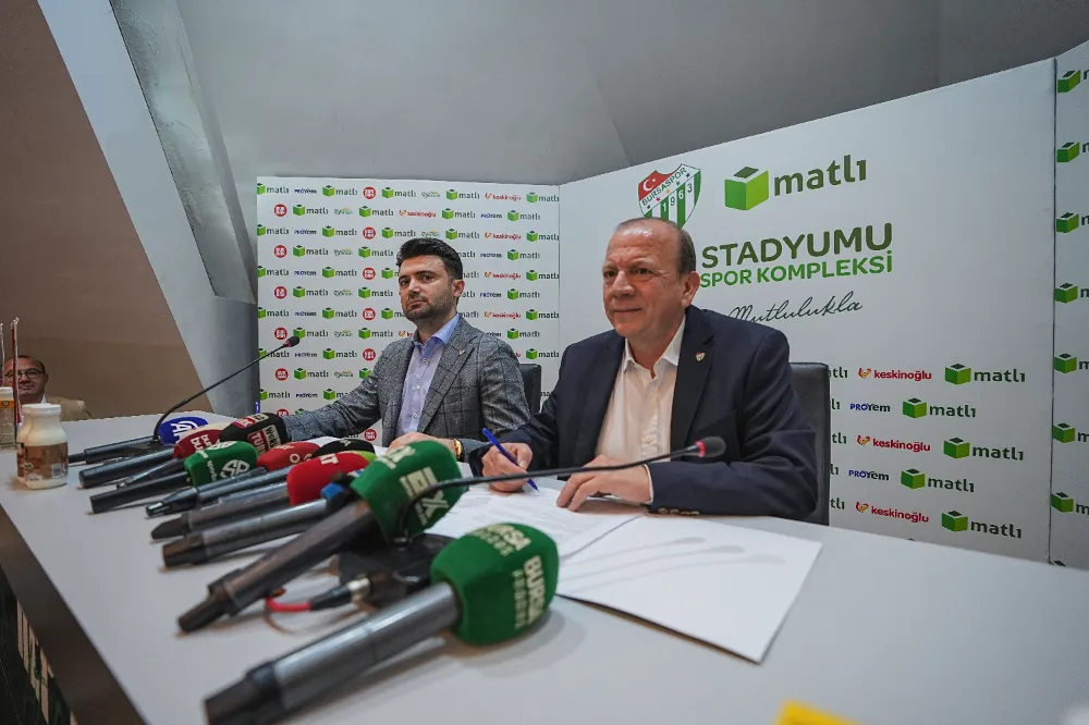 Bursaspor, stadının isim sponsorluğu için 40 milyon liralık anlaşma yaptı