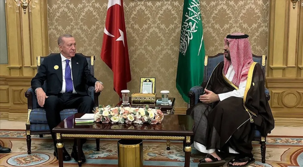 Cumhurbaşkanı Erdoğan, Muhammed bin Selman ile görüştü  