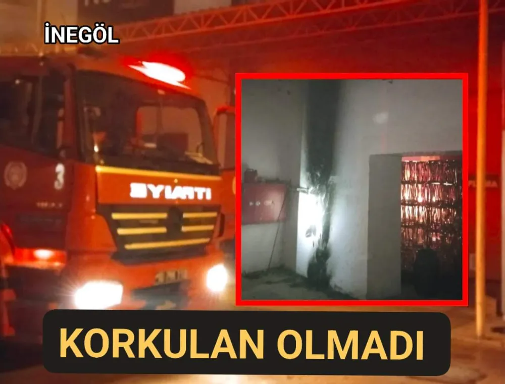 İnegöl Sanayisinde Trafo Yangını: Faciadan Dönüldü