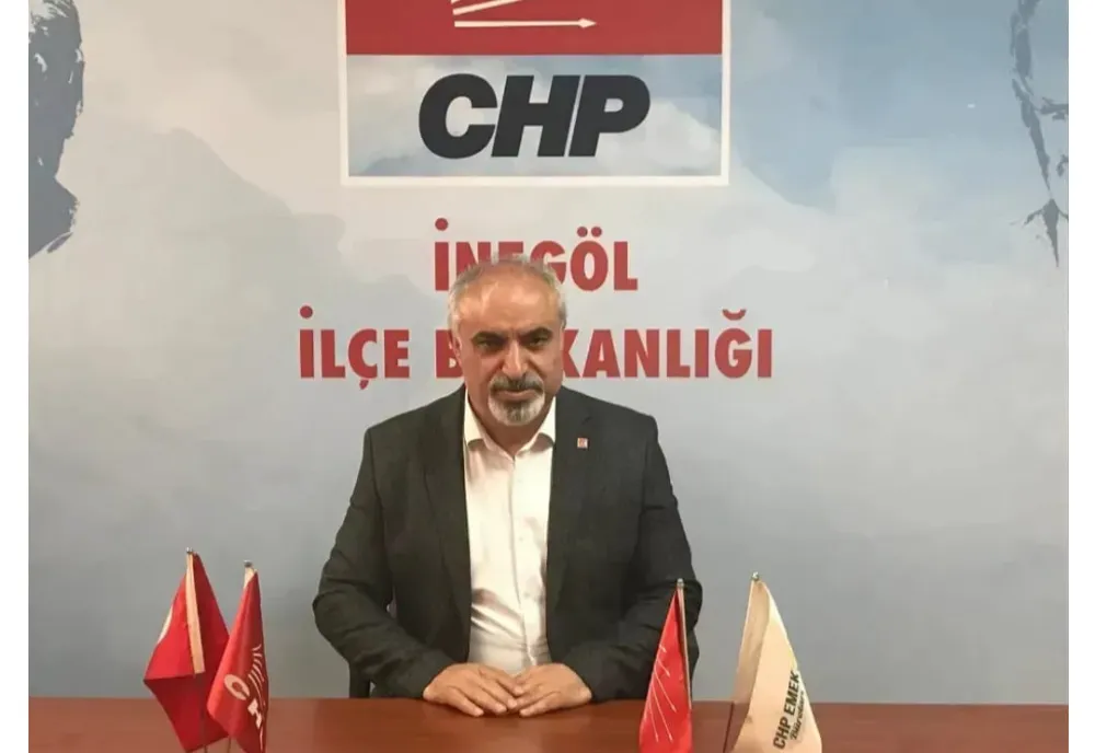 CHP İnegöl İlçe Başkanı Zemci Şahin Güven Tazeledi