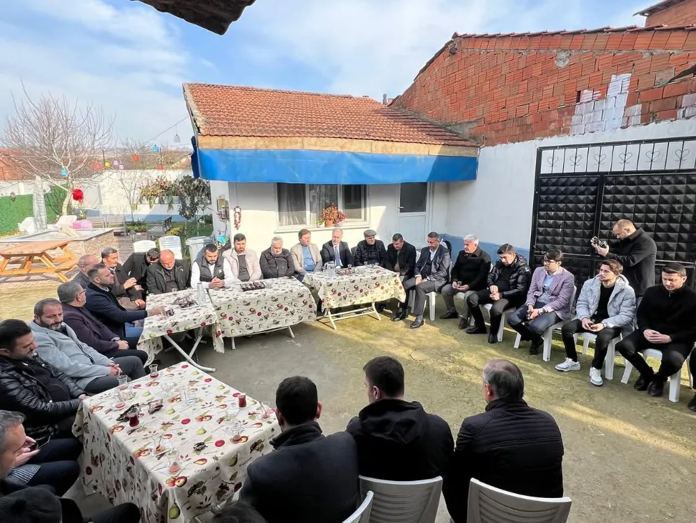 Muhtar İsmail Yavuz’un Ailesine İnegöl Protokolünden Ziyaret