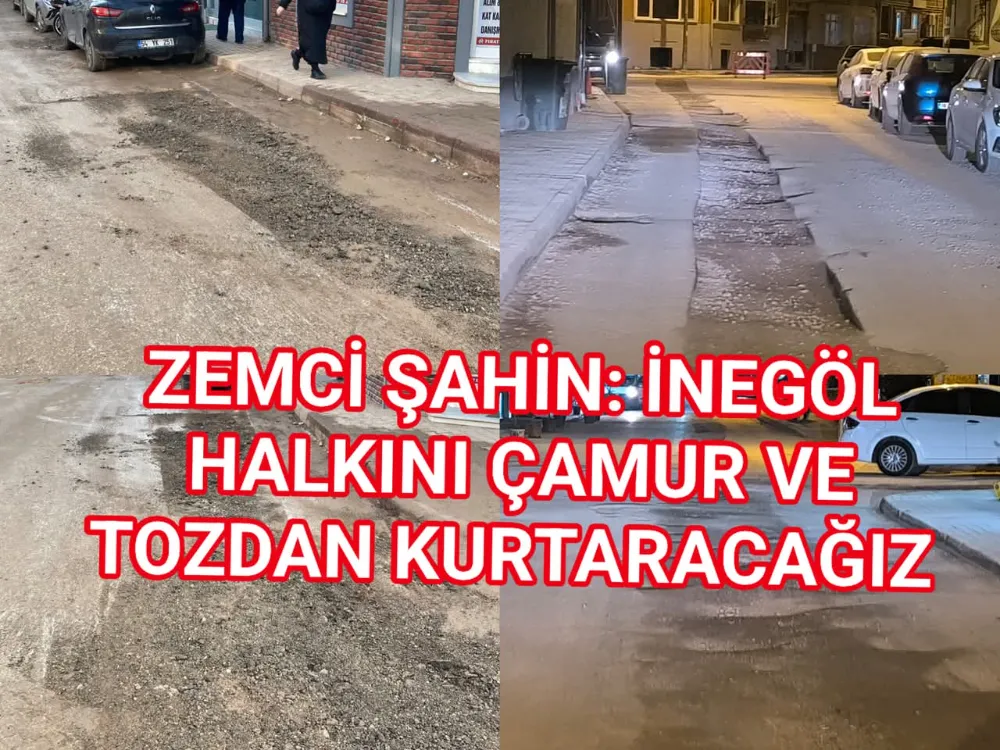 CHP İnegöl İlçe Başkanı Zemci Şahin’den Altyapı Çalışmalarıyla İlgili Açıklama