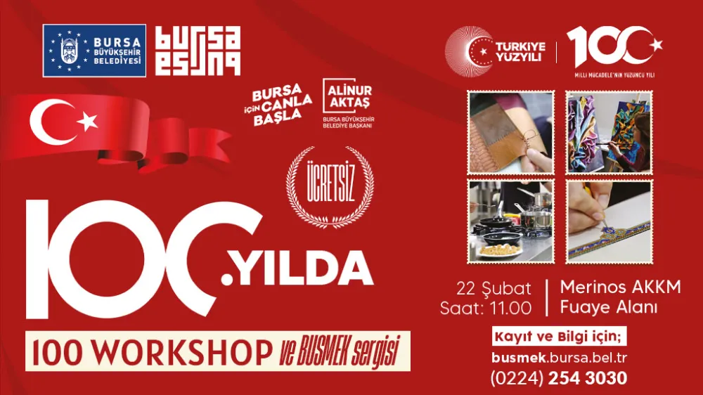 100 workshop ve Busmek sergisi