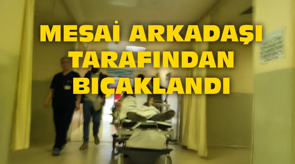 İnegöl’de mesai arkadaşını bıçakladı