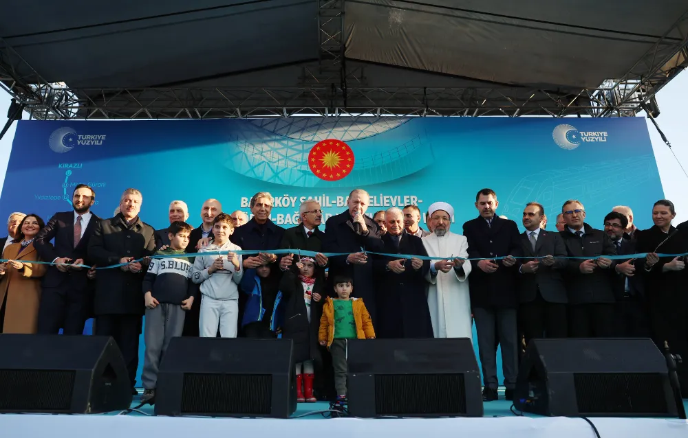 Cumhurbaşkanı Erdoğan, Bakırköy Sahil-Bağcılar Kirazlı Metro Hattı açılış töreninde konuştu