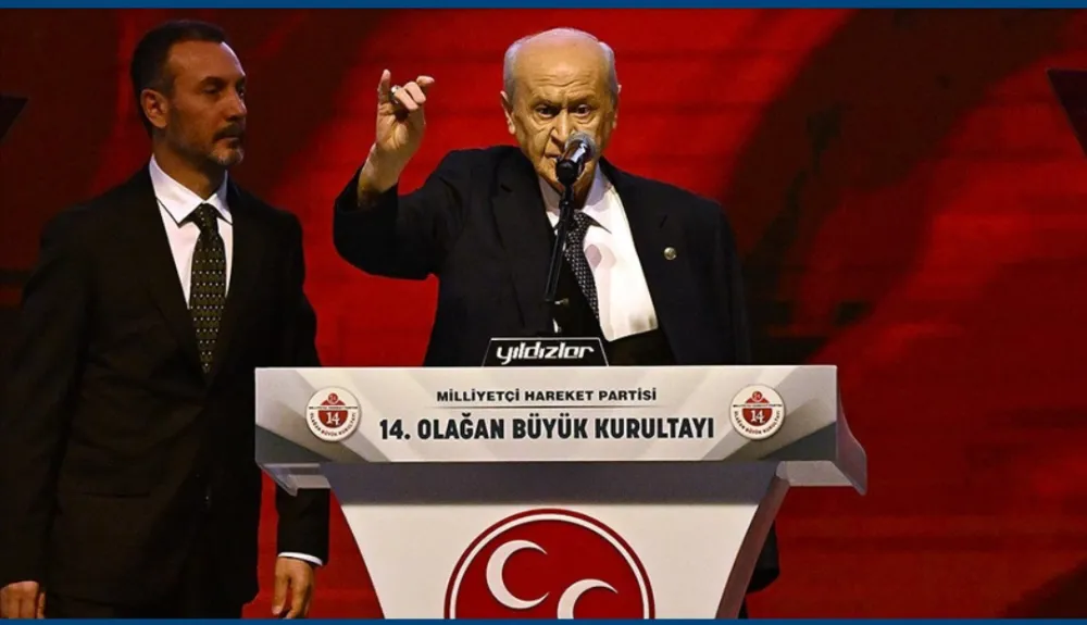 MHP Genel Başkanı Bahçeli, 1295 delegenin tamamının oyunu alarak yeniden genel başkanlığa seçildi