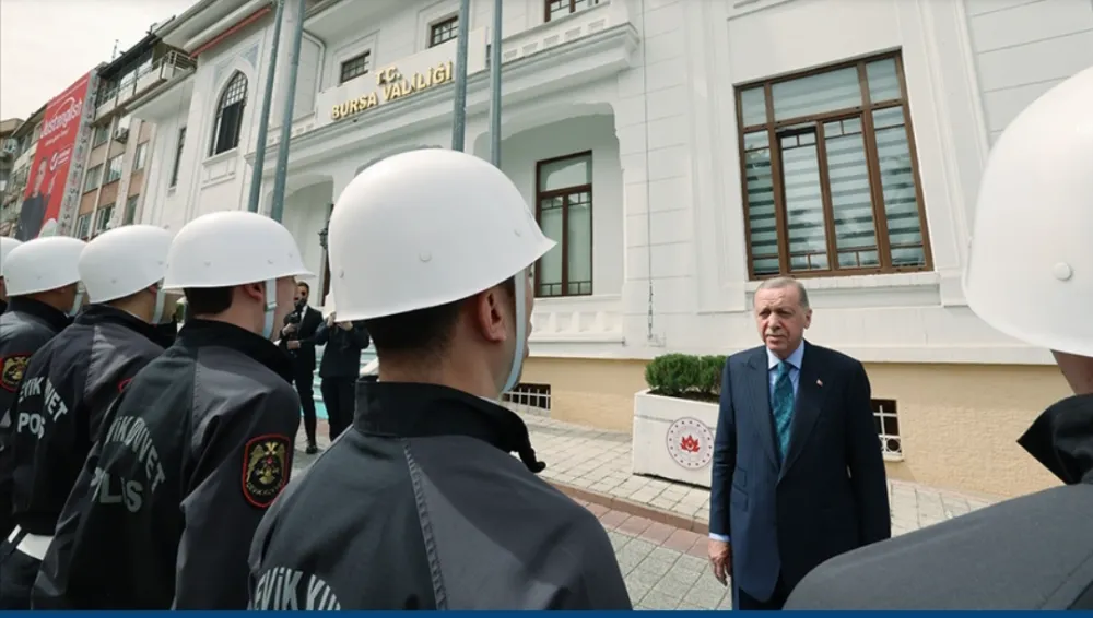 Cumhurbaşkanı Erdoğan, Bursa Valiliği