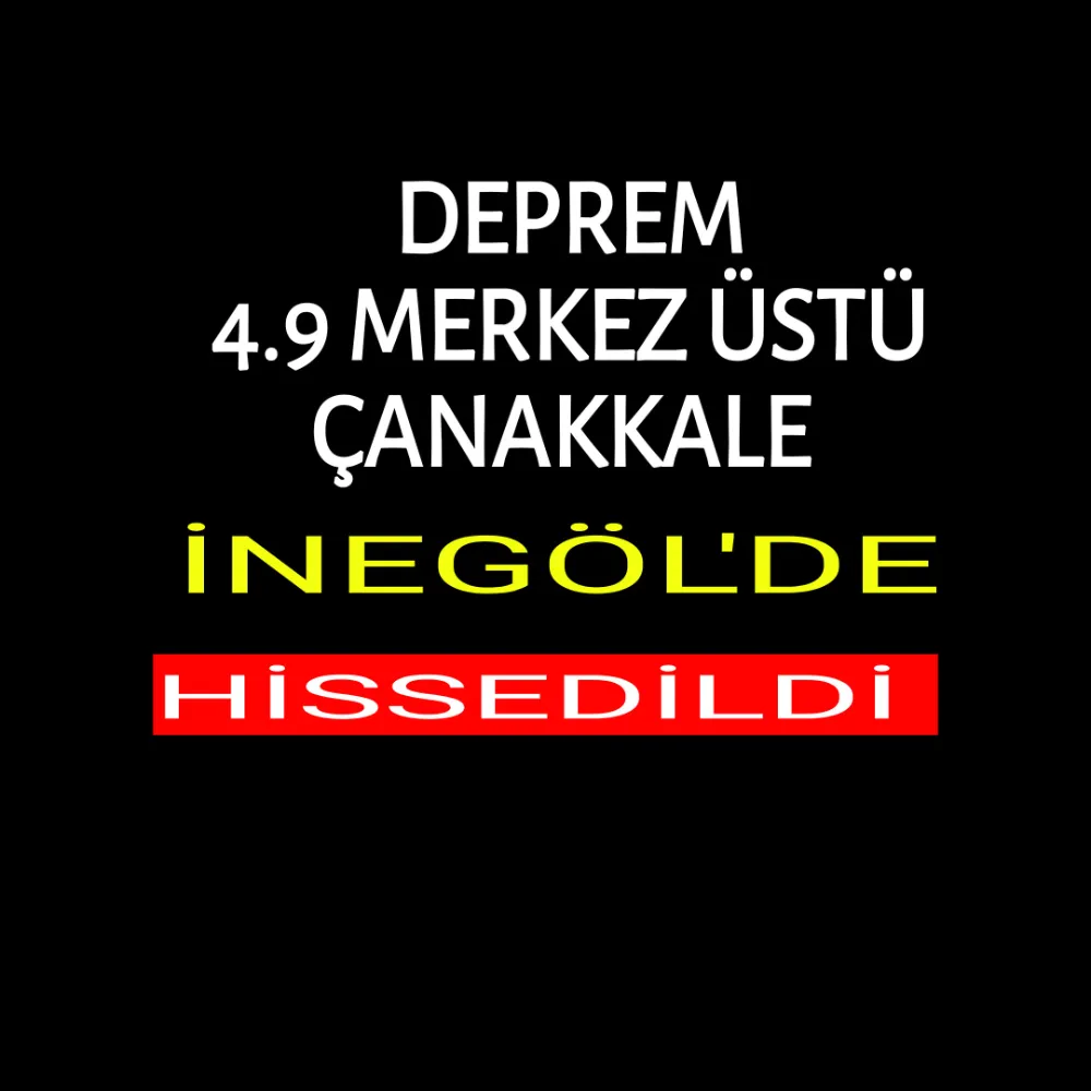 4.9 Çanakkale merkez üstü İnegöl