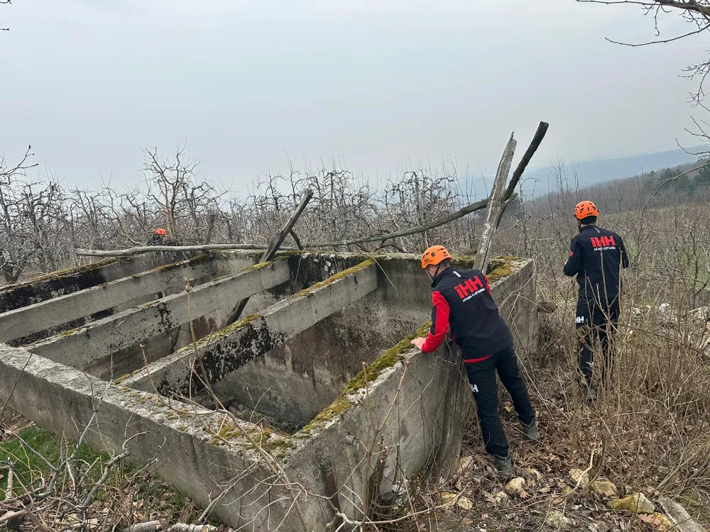 İnegöl İHH arama kurtarma ekipleri aramalara başladı 