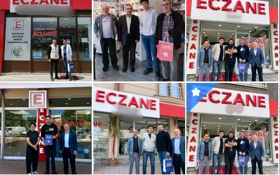  Saadet Partisi   Eczacılar günü vesilesiyle eczacıları ziyaret etti