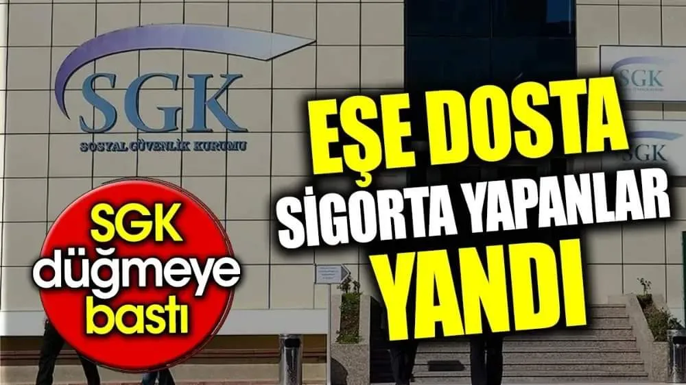 SGK DÜĞMEYE BASTI!