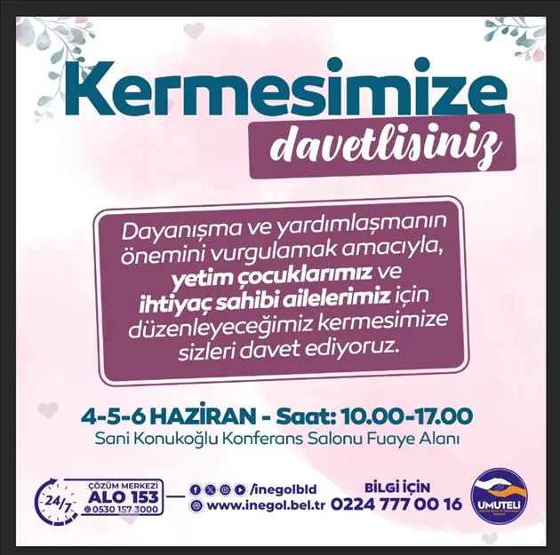 Umuteli Yetim Çocuklar Ve İhtiyaç Sahipleri İçin Kermes Düzenleyecek