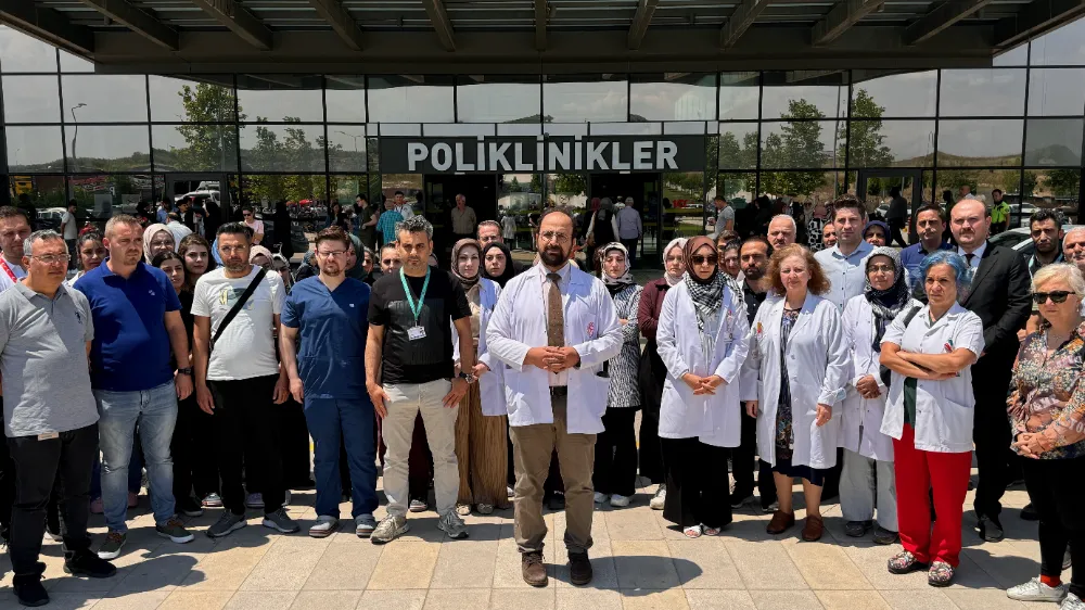 Bursa Şehir Hastanesi doktorlarından Filistin