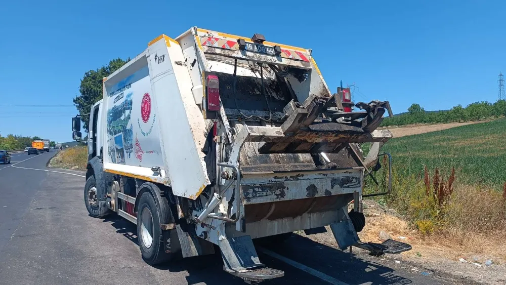 İnegöl Bursa istikameti zincirleme kaza 2 yaralı