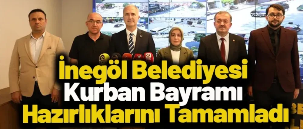 İnegöl Belediyesi Kurban Bayramı Hazırlıklarını Tamamladı