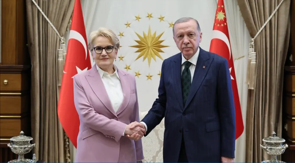 Cumhurbaşkanı Erdoğan, eski İYİ Parti Genel Başkanı Akşener