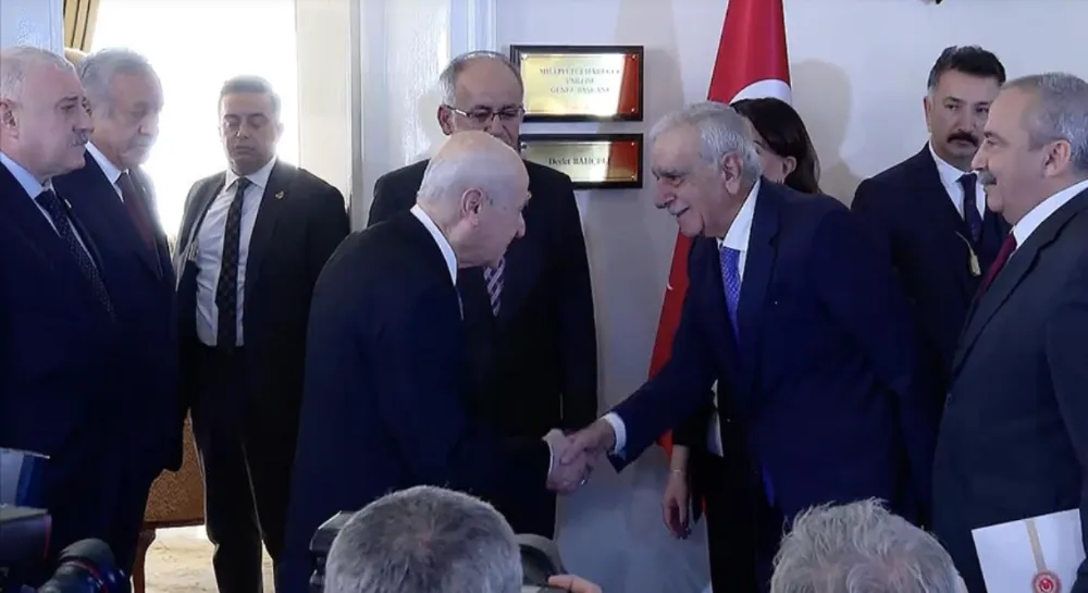 MHP Genel Başkanı Bahçeli, DEM  Parti heyetiyle görüştü