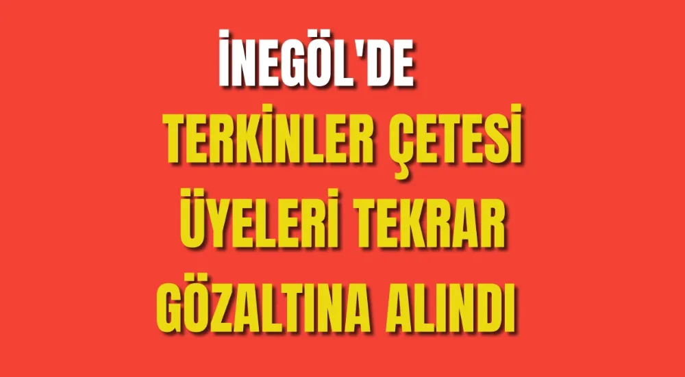 Terkinler çetesi üyeleri tekrar gözaltına alındı