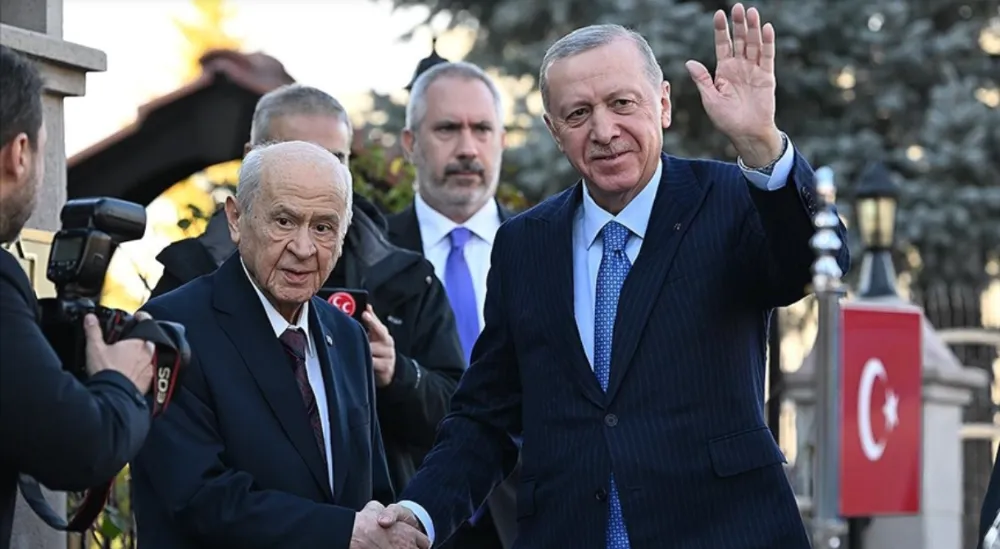 Cumhurbaşkanı Erdoğan, MHP Genel Başkanı Bahçeli ile görüştü