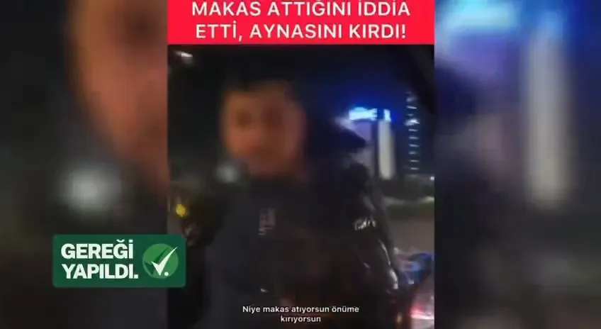 Trafikte saldırgan davranışa 180 bin TL ceza