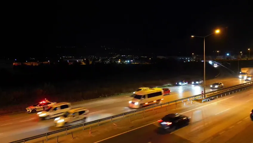 İnegöl istikametinde otomobil yayaya çarptı