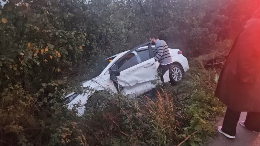 Orhangazi–İznik yolunda korkutan kaza: Aileler ölümden döndü