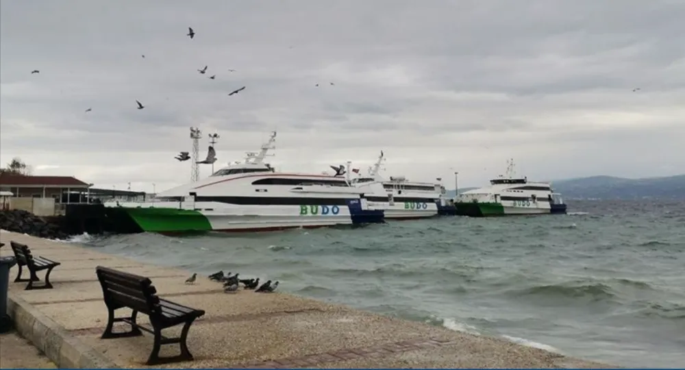 Bursa Deniz Otobüslerinin 4  seferi iptal edildi