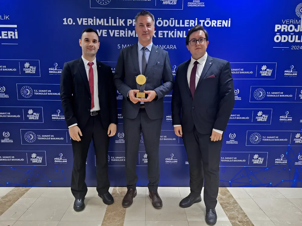 ÇİLEK, T.C. SANAYİ VE TEKNOLOJİ BAKANLIĞI’NIN VERİMLİLİK PROJE ÖDÜLÜ’NE LAYIK GÖRÜLDÜ 