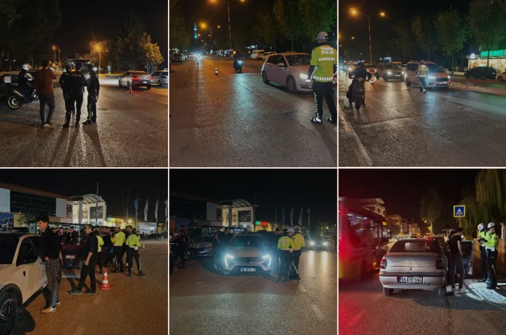 İnegöl’de Geniş Çaplı Huzur Operasyonu: 127 Bin Liralık Ceza kesildi 