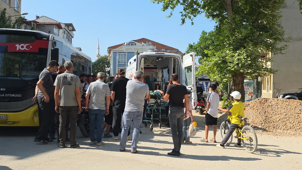 İnegöl’de Otobüs ile Motosiklet Çarpıştı: 1 Yaralı