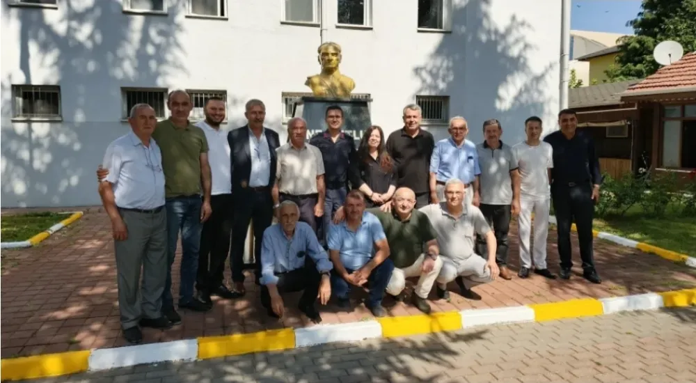 Muhtarlardan Jandarma Komutanına Veda Ziyareti