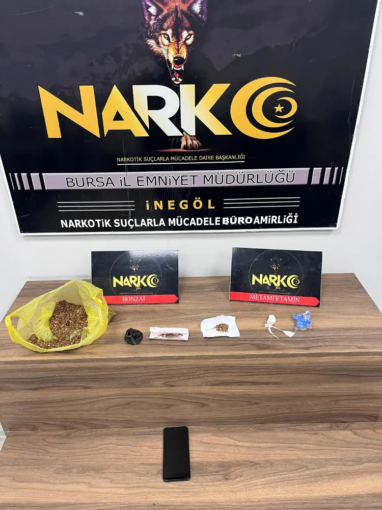 İnegöl’de İş Yerine Uyuşturucu Operasyonu: 120 Gram Bonzai Ele Geçirildi