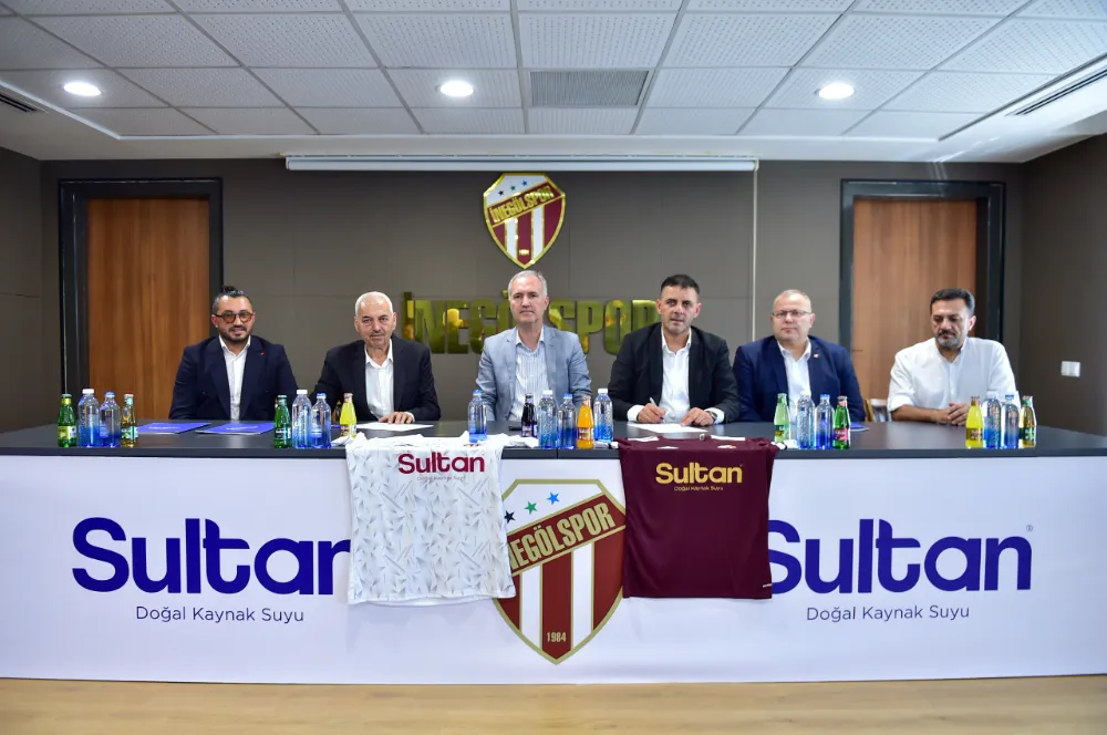 İnegölspor’a İsim ve Forma Sponsoru Sultan Su Oldu