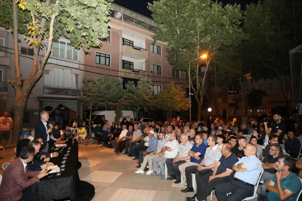 Başkan Taban Kemalpaşa Mahallesi Sakinleriyle Buluştu