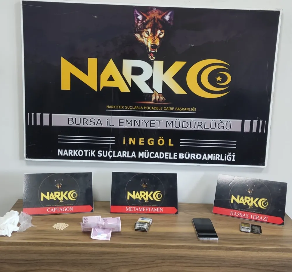 İnegöl’de narkotik operasyonu: Zanlı cezaevinde